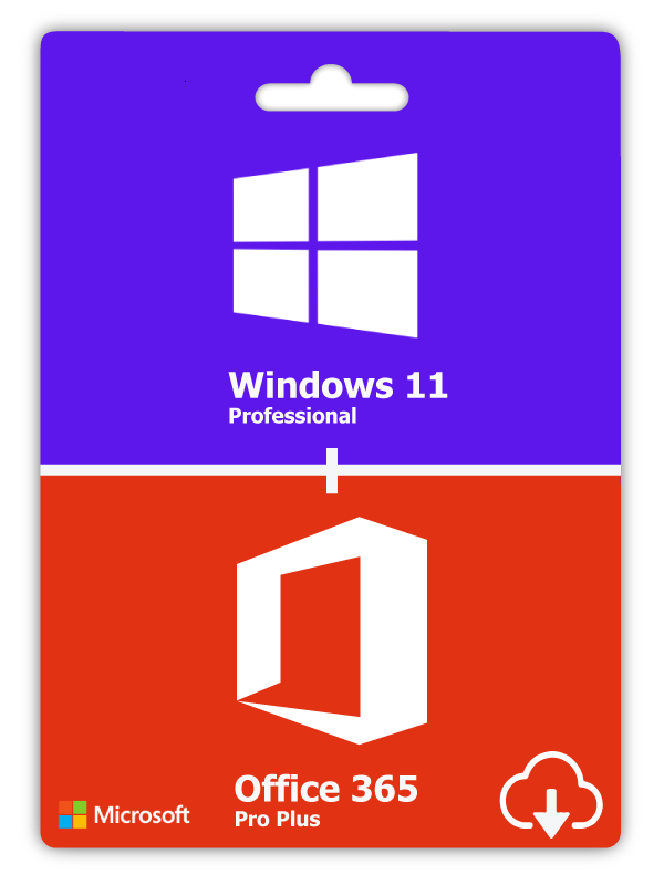 MICROSOFT OFFICE 365  + MICROSOFT WINDOWS 11 PRO Licença Digital
