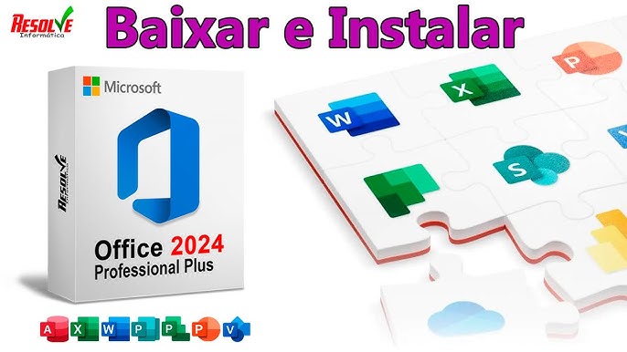 Como instalar o office 2024