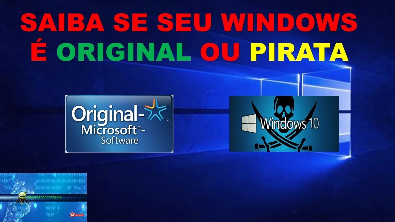 Como saber se o meu Windows é original
