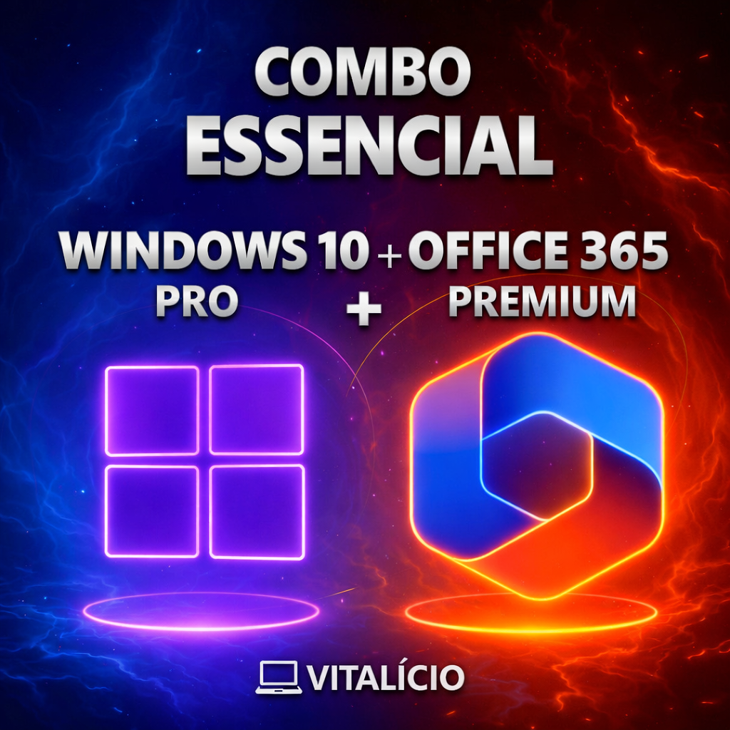 Windows 10 Pro + Office 365 - Licença Digital