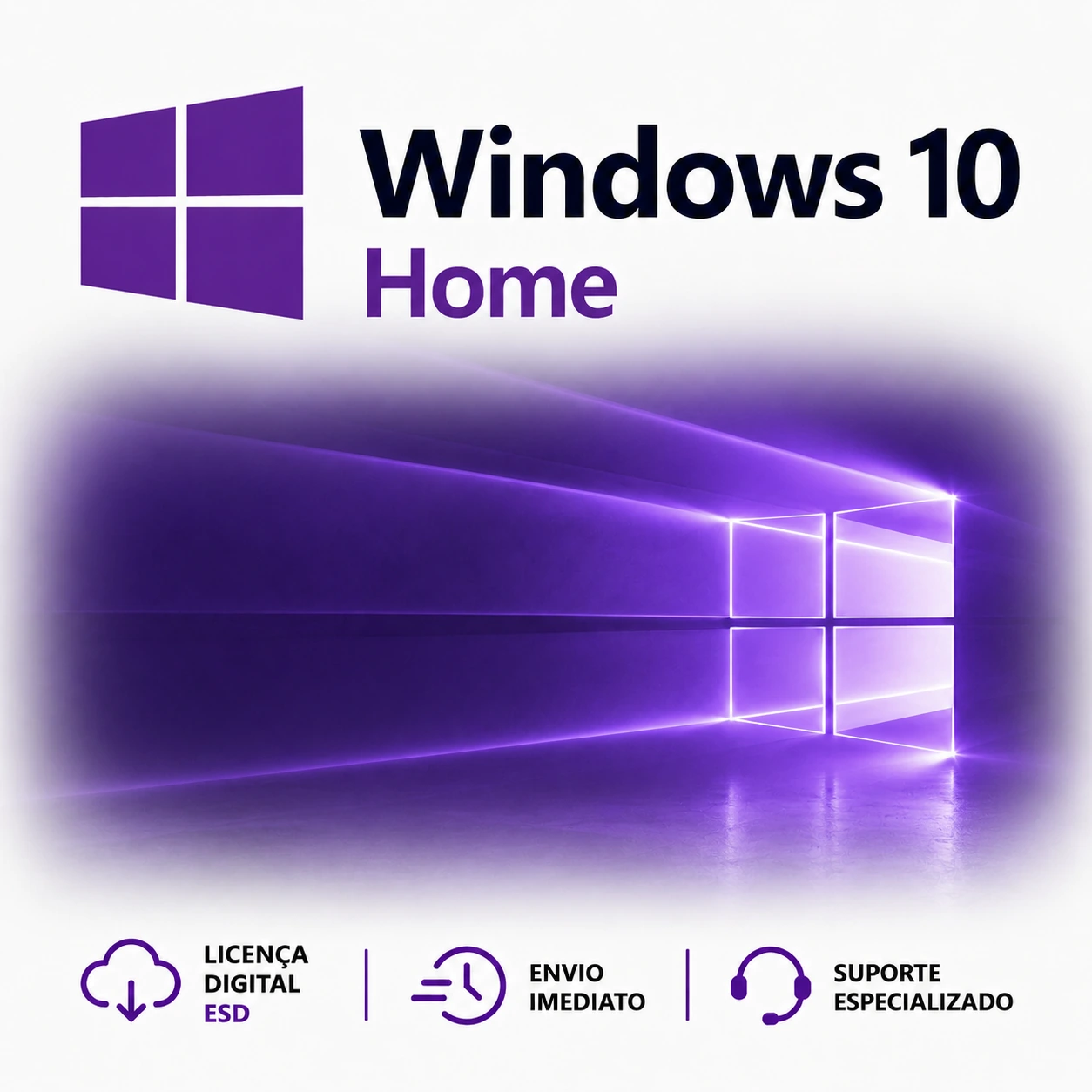 MICROSOFT WINDOWS 10 HOME – 32 / 64 BITS - ESD