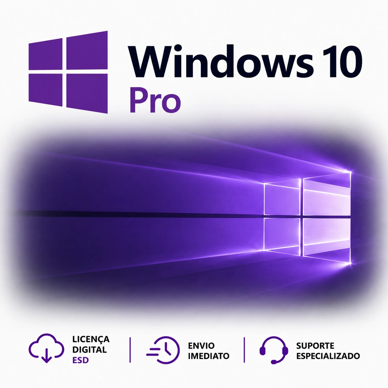 Windows 10 Pro – Licença Digital com Ativação Online