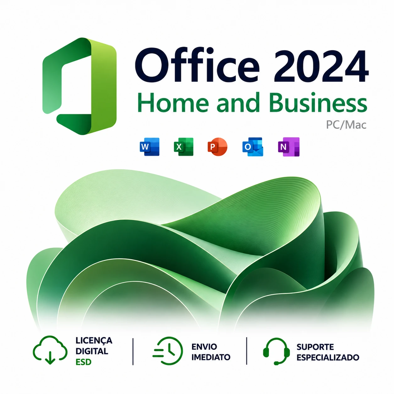 Office 2024 Home and Business – PC/Mac – Licença Vitalícia + Nota Fiscal e Garantia