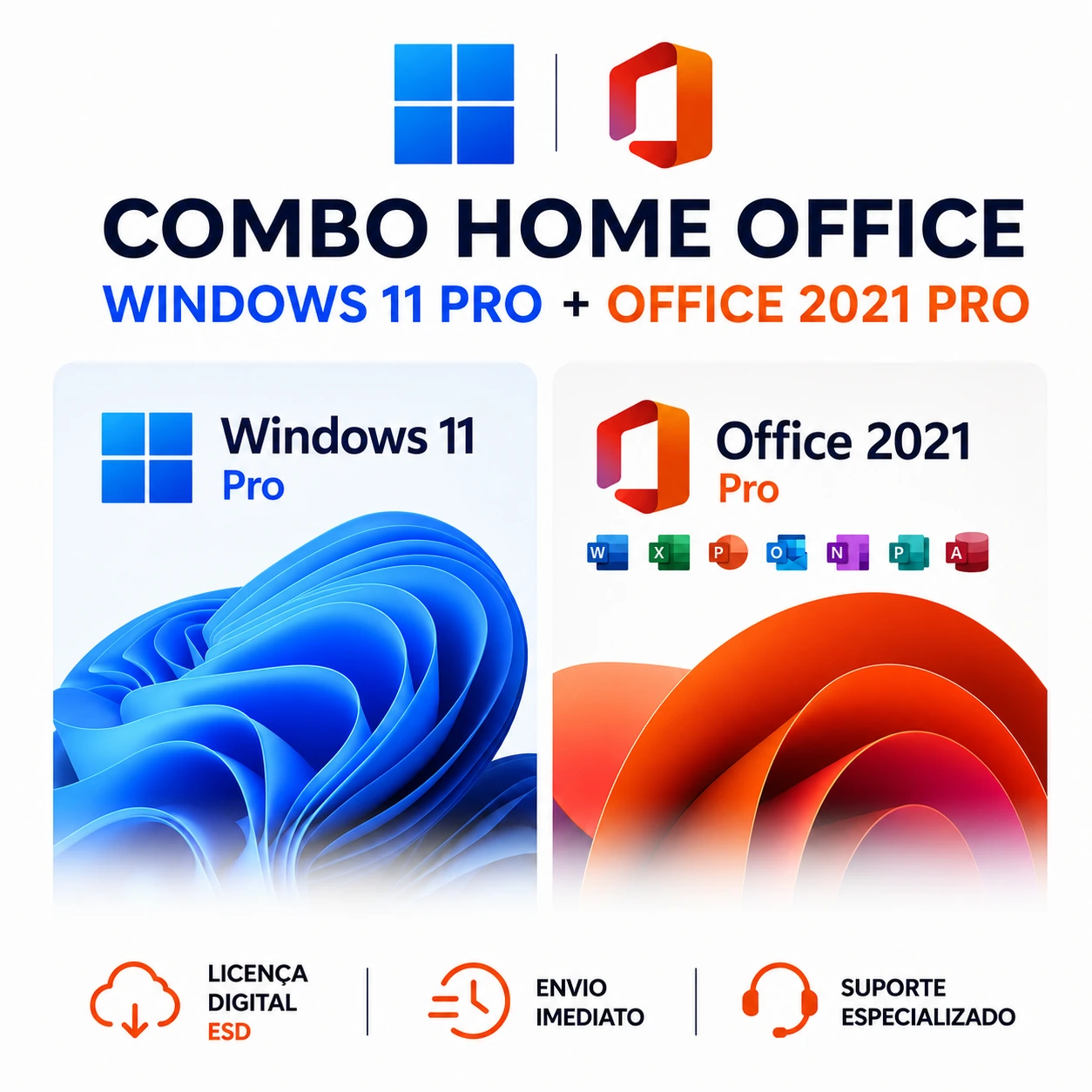 Office 2021 Pro Plus + Windows 11 Pro