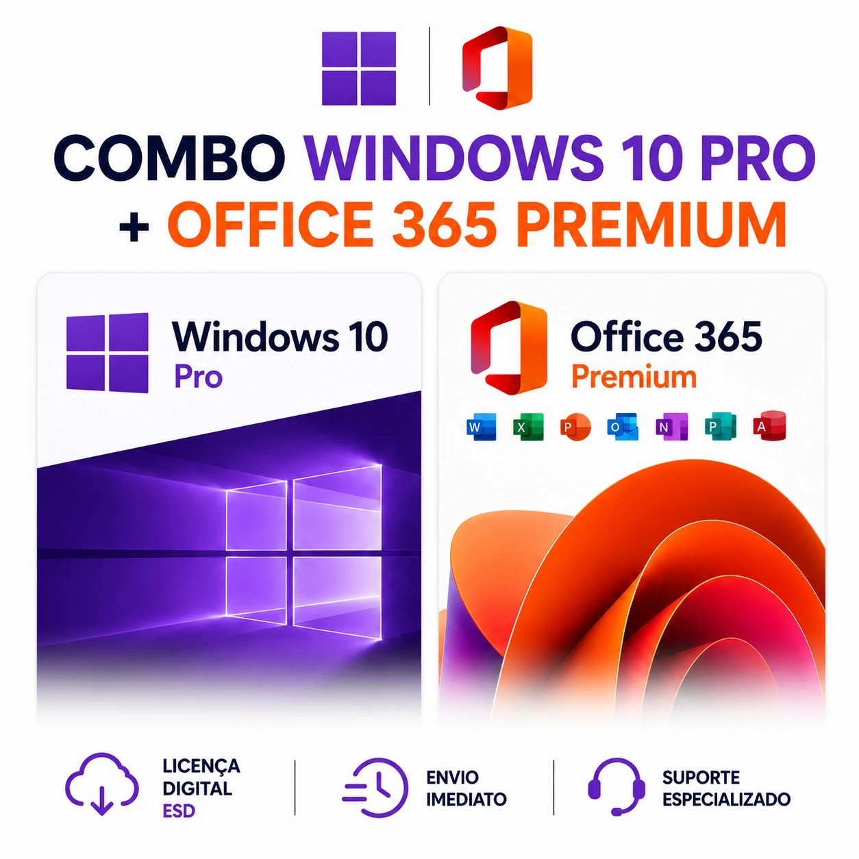 Microsoft Office 365 + Windows 10 Pro 