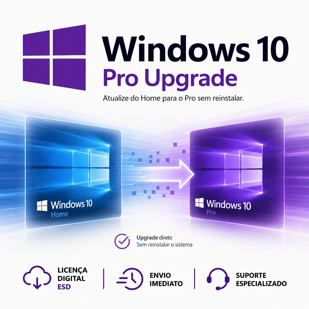 Windows 10 Pro Upgrade | Licença Original ESD