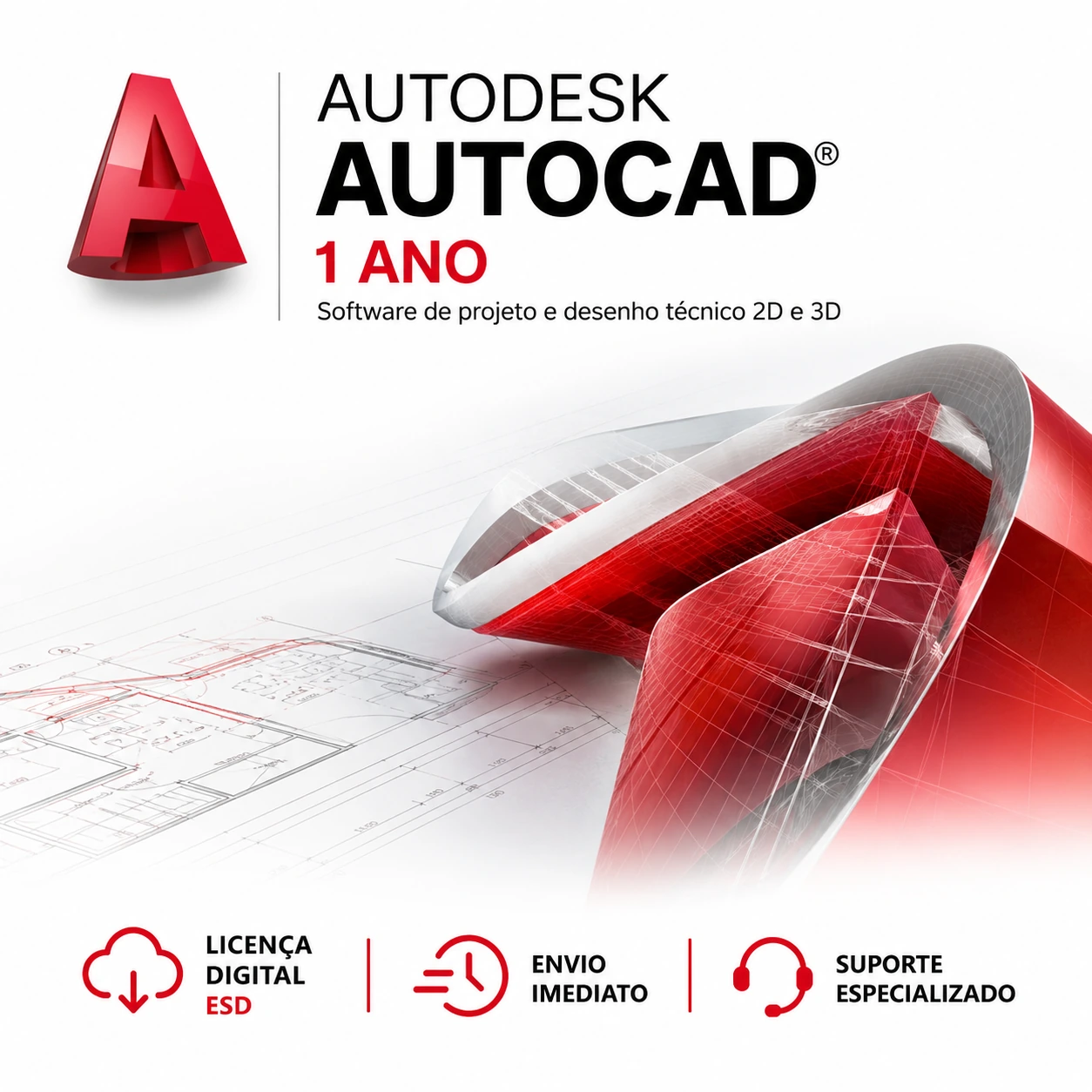 Autodesk AutoCAD 2027| Assinatura Annual