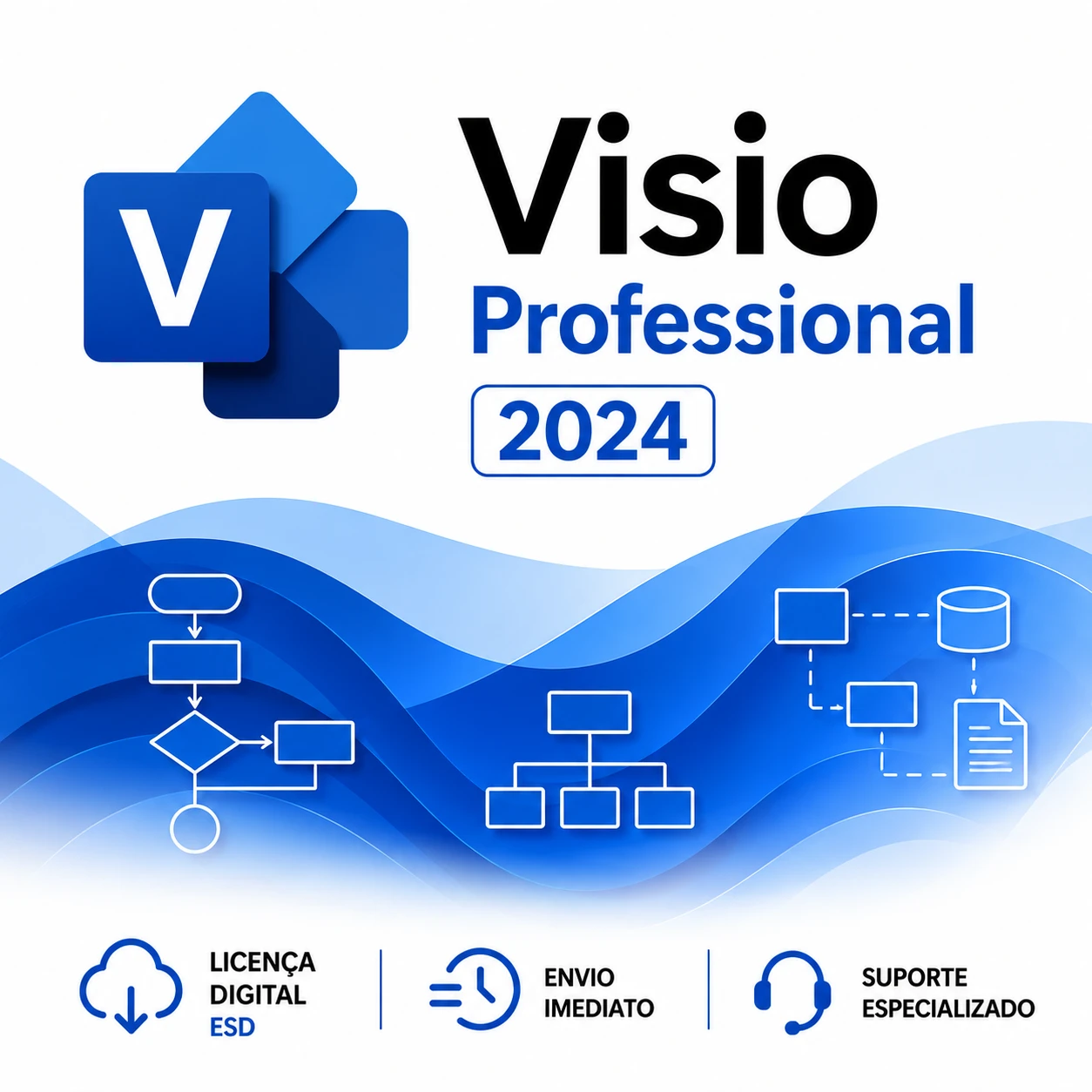 Microsoft Visio  2024 - Licença Digital