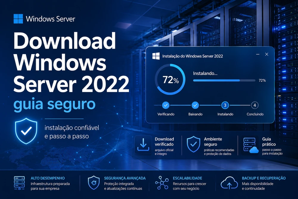 Download Windows Server 2022: guia seguro