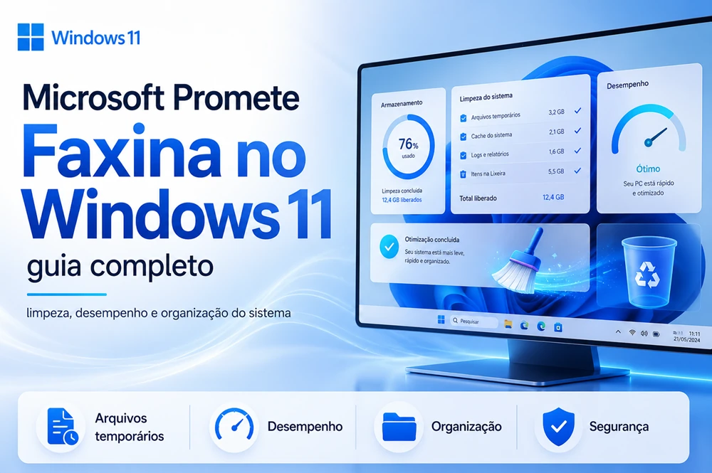 Microsoft Promete Faxina No Windows 11: guia completo