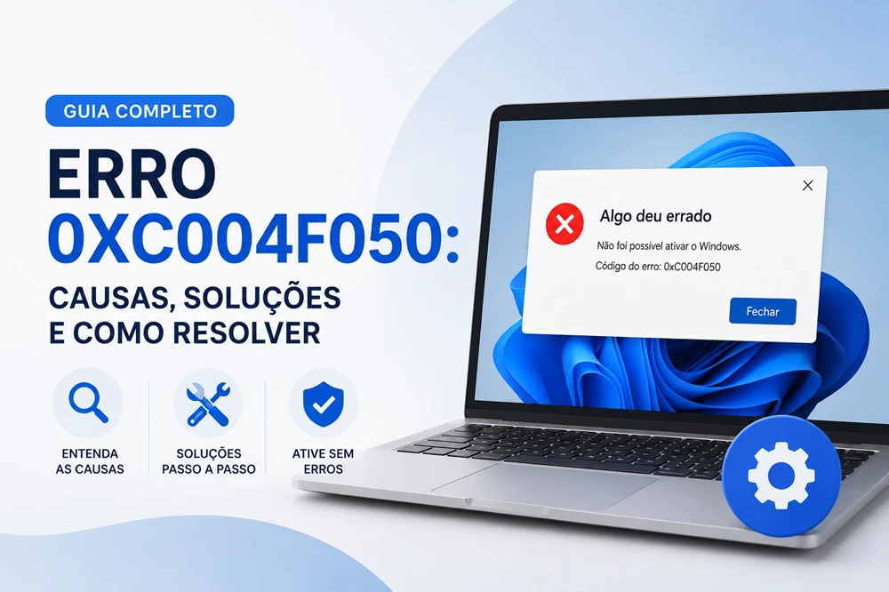 Erro 0XC004F050: guia completo Erro 0XC004F050: guia completo