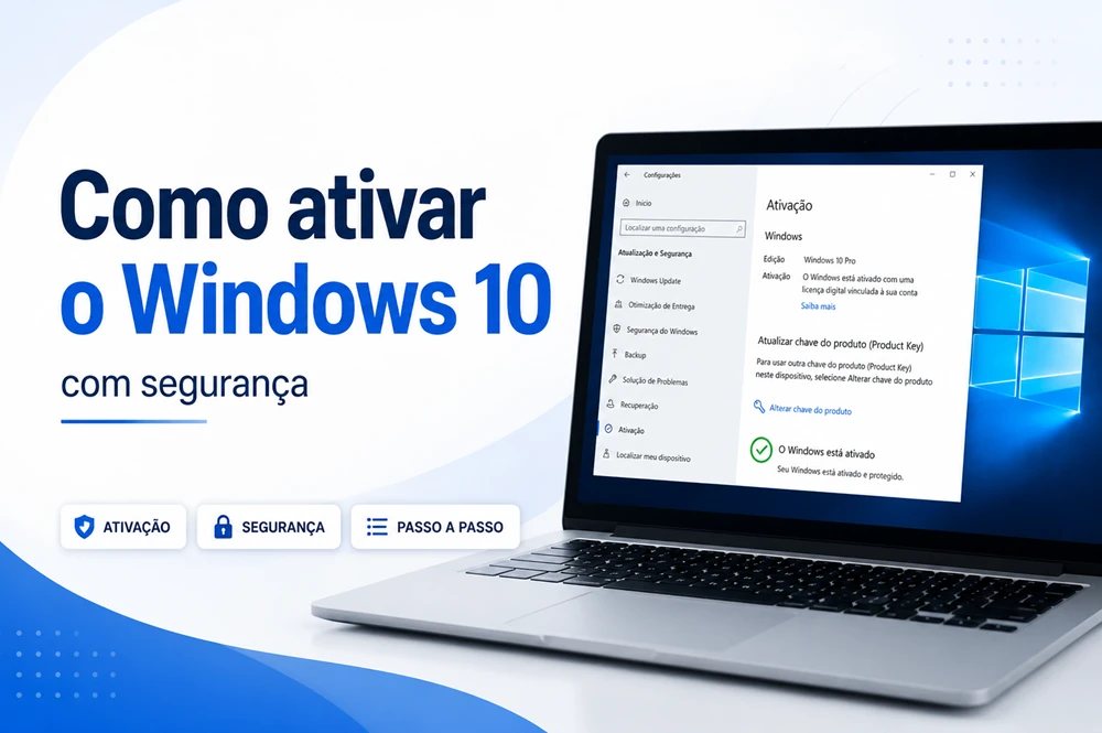 Como ativar o Windows 10 com segurança Como ativar o Windows 10 com segurança
