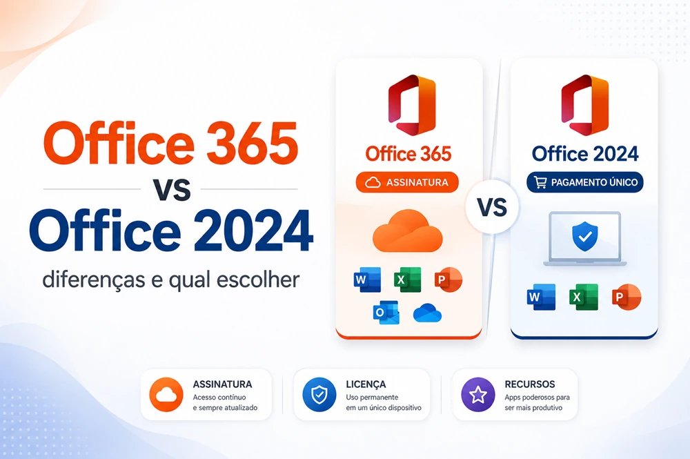 Office 365 vs Office 2024: Diferenças e Qual Escolher Office 365 vs Office 2024: Diferenças e Qual Escolher