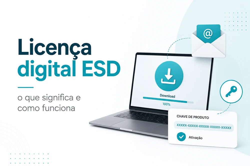 Licença digital ESD: o que significa e como funciona Licença digital ESD e entrega online de software