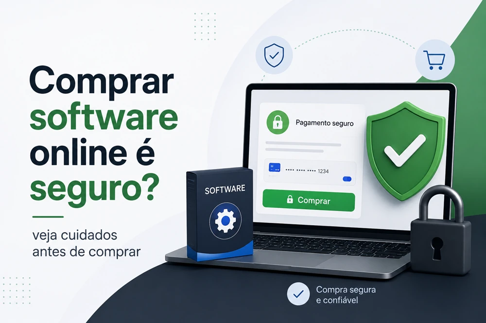 Compra segura de software online e licenças digitais
